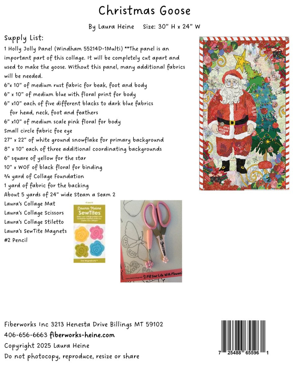 Christmas Goose Collage Quilt Pattern by Laura Heine - image 2
