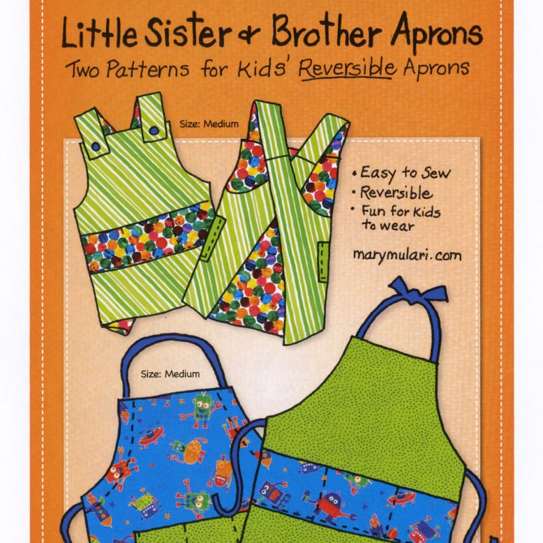 Little Sister and Brother Apron