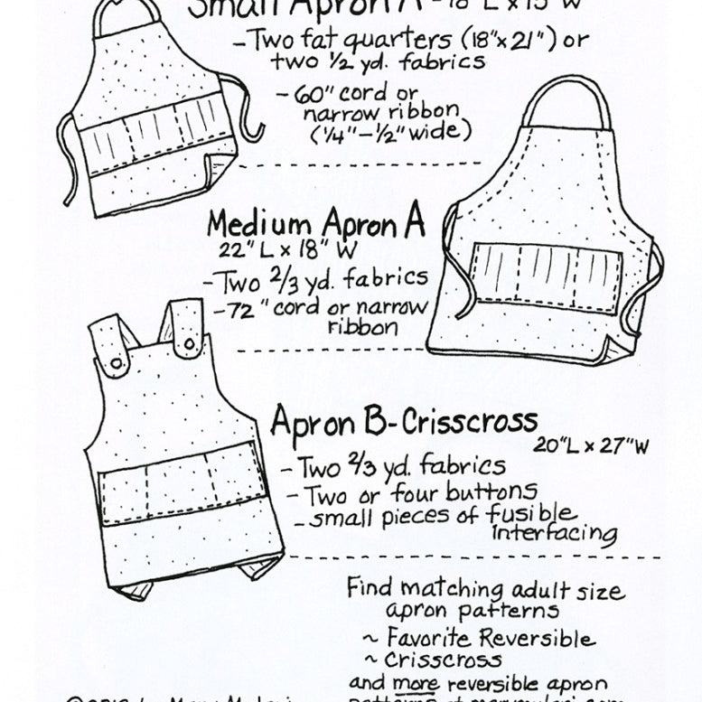 Little Sister and Brother Apron - image 2