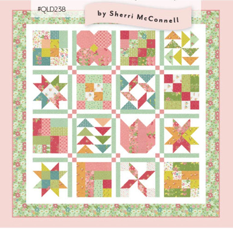 Jelly Roll Sampler Quilt Pattern