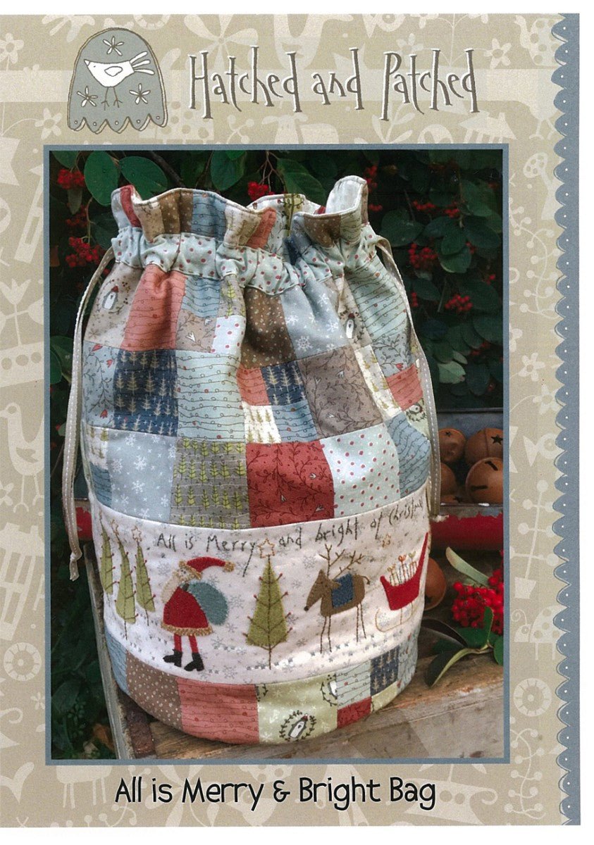 All Is Merry and Bright Market Bag Pattern - QuiltingJoyPDX