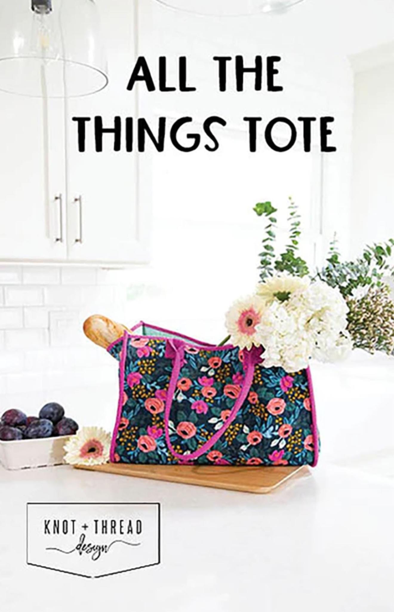 All the Things Tote Pattern - QuiltingJoyPDX