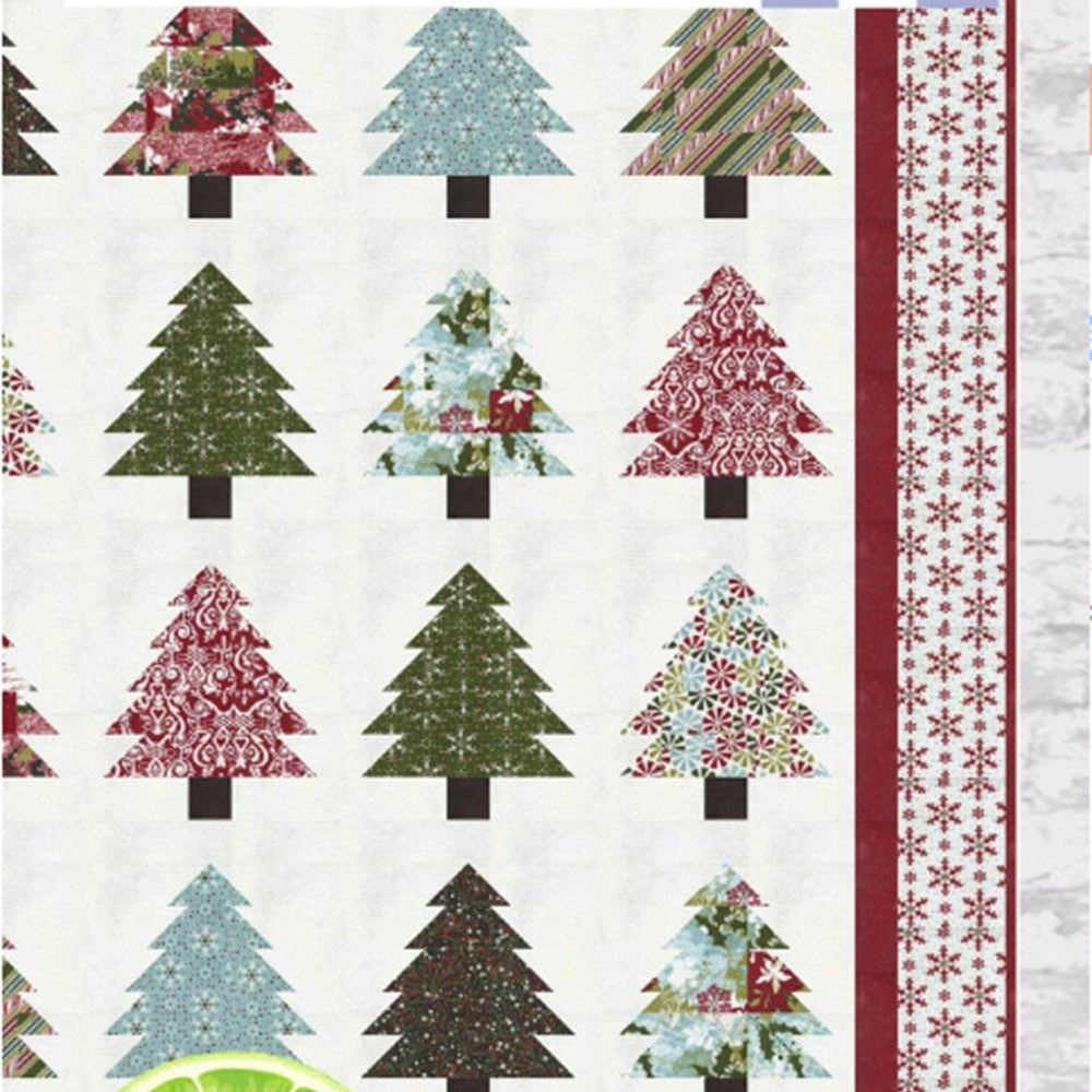 Around the Christmas Tree Quilt Pattern: Table Runner Included (62x72, 90x16) - QuiltingJoyPDX