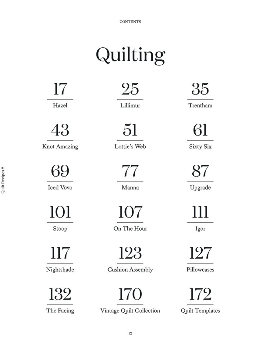Gathered - Quilt Recipes 2 - QuiltingJoyPDX
