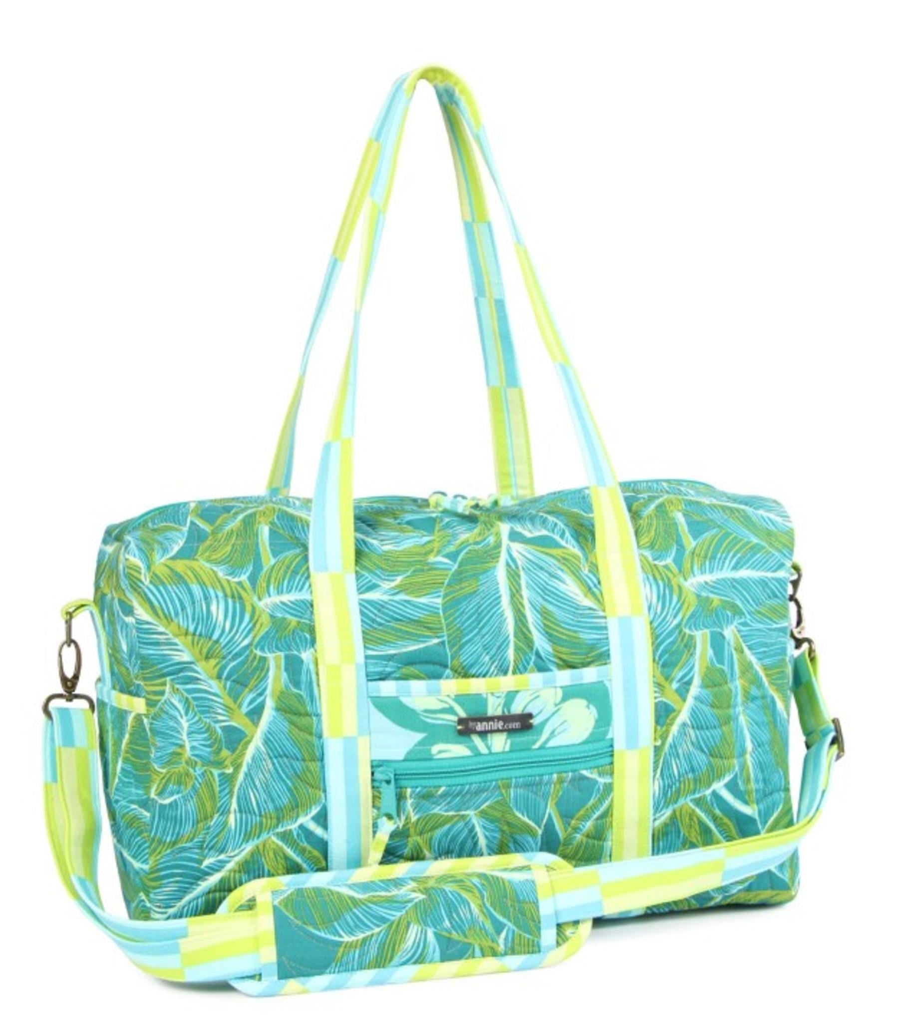Get Out of Town Duffle 2.1 - Bag Pattern designed by Annie Unrein - QuiltingJoyPDX