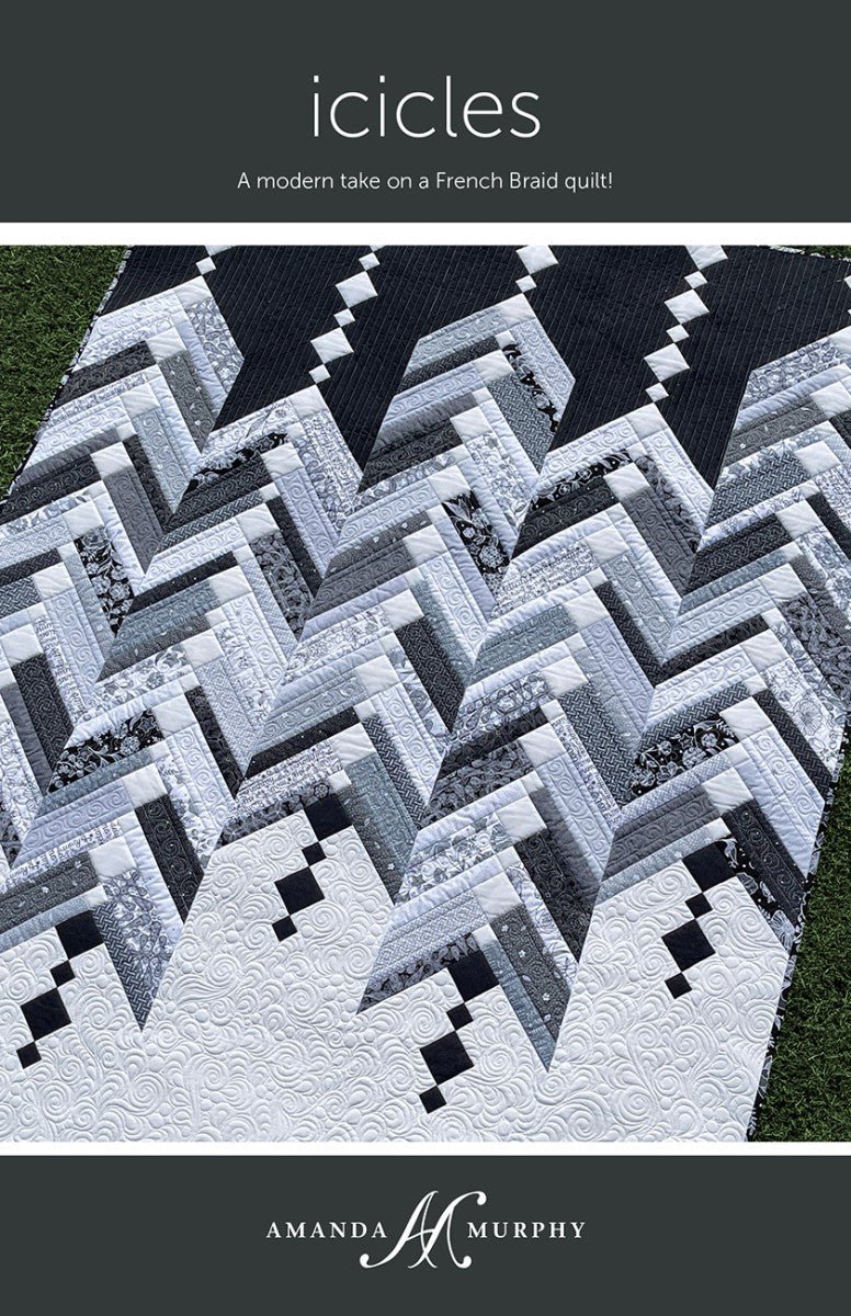 Icicles Quilt Pattern - QuiltingJoyPDX