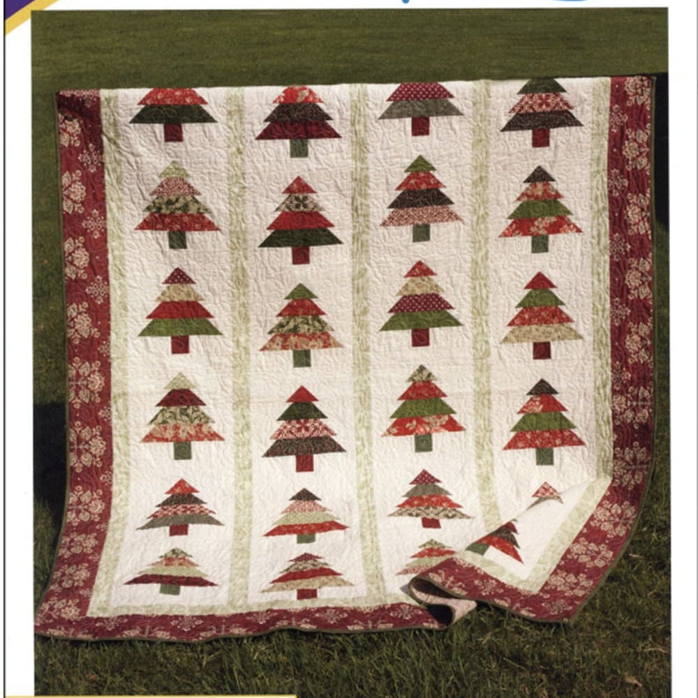 Tree Lot Quilt Pattern by Daniela Stout: 2.5" Strips, 5 Sizes