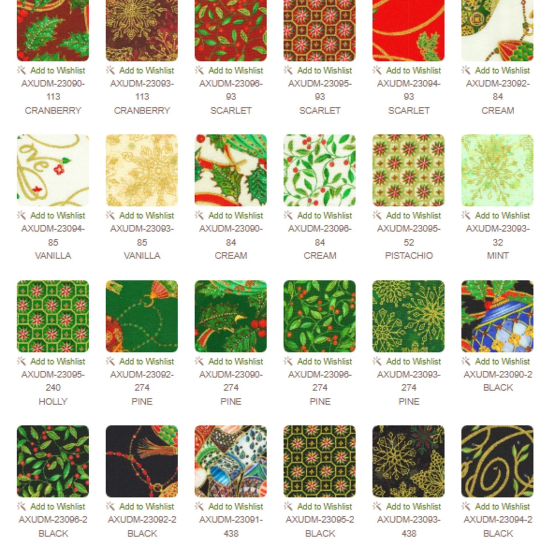 Parvaneh's Jeweled Christmas 10" squares Layer Cake 42pcs from The Parvaneh Collection