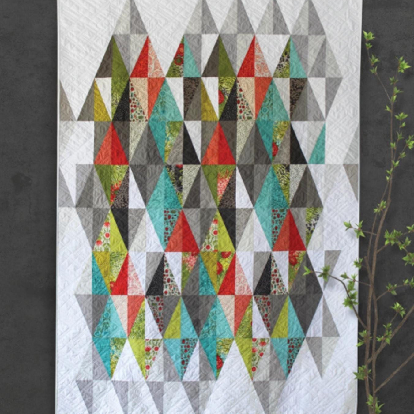 Harlequin Quilt Pattern by Robin Pickens. Layer Cake Friendly.