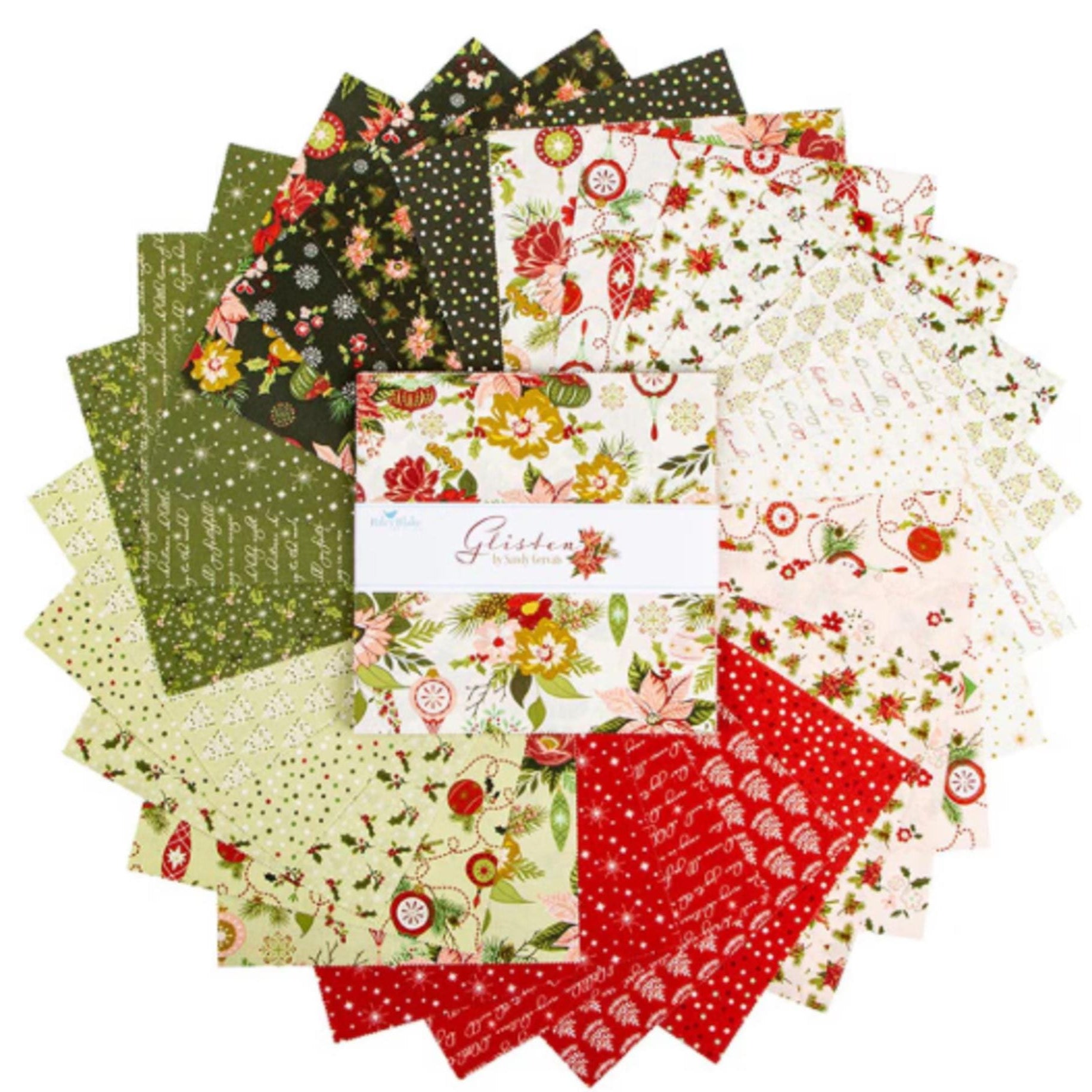 Glisten Layer Cake 10" squares from Riley Blake Designs - includes duplicates 42pcs