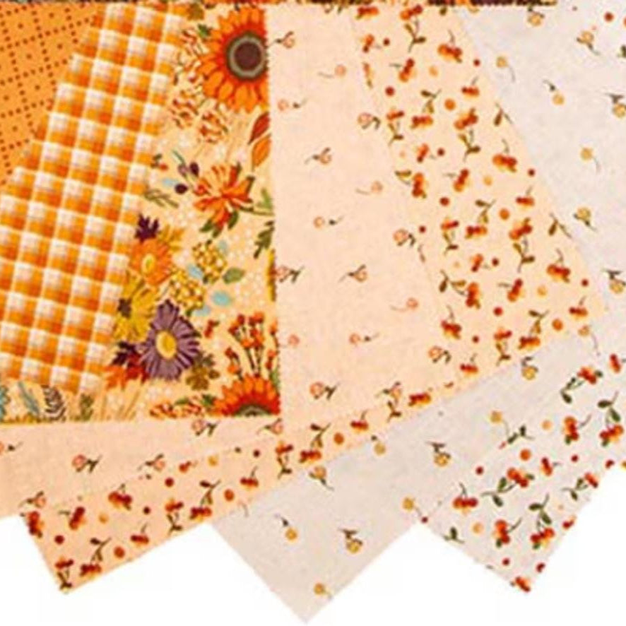 Awe of Autumn Quilting Fabric 10" squares from Riley Blake Designs 42 pieces