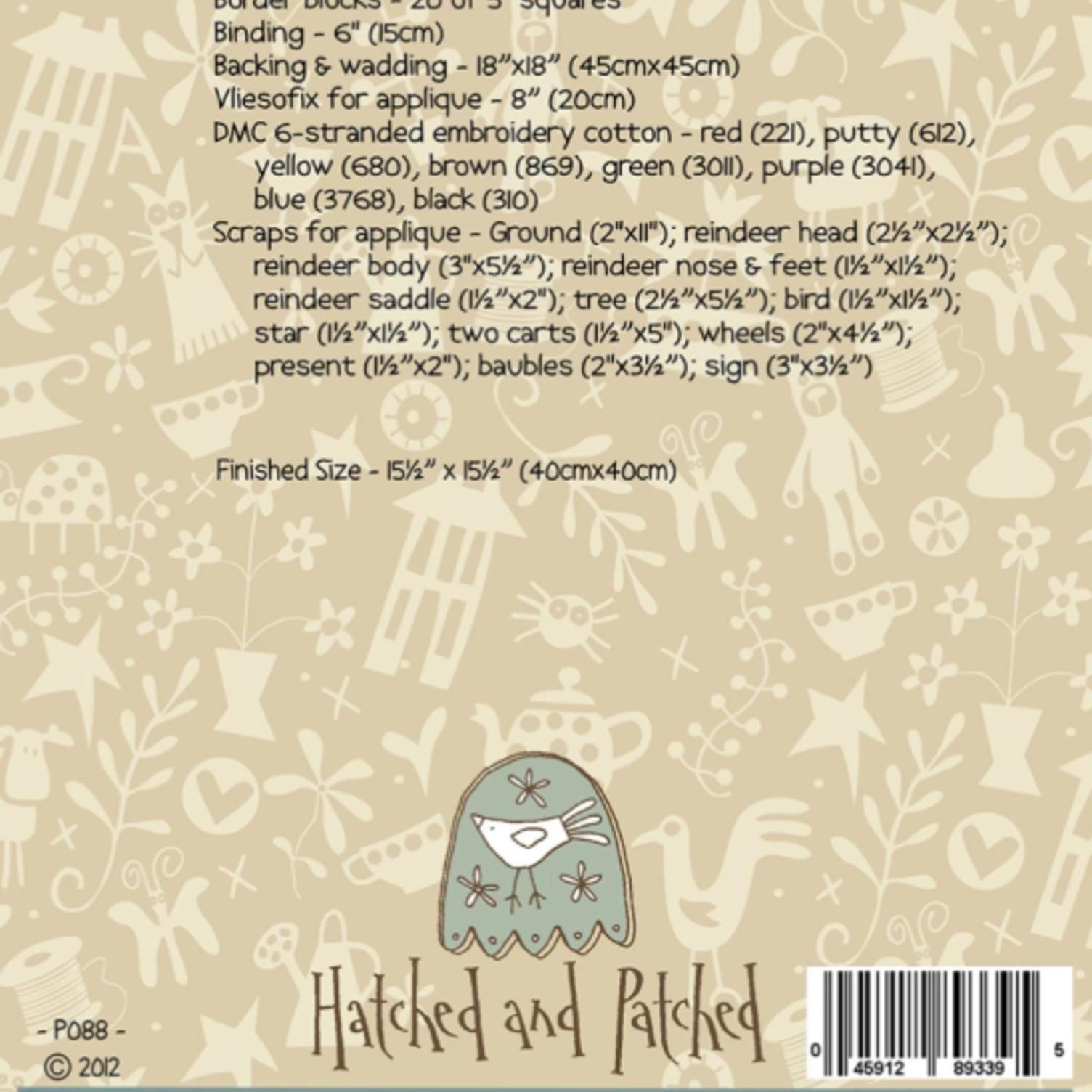 Countdown to Christmas by Anni Downs from Hatched and Patched