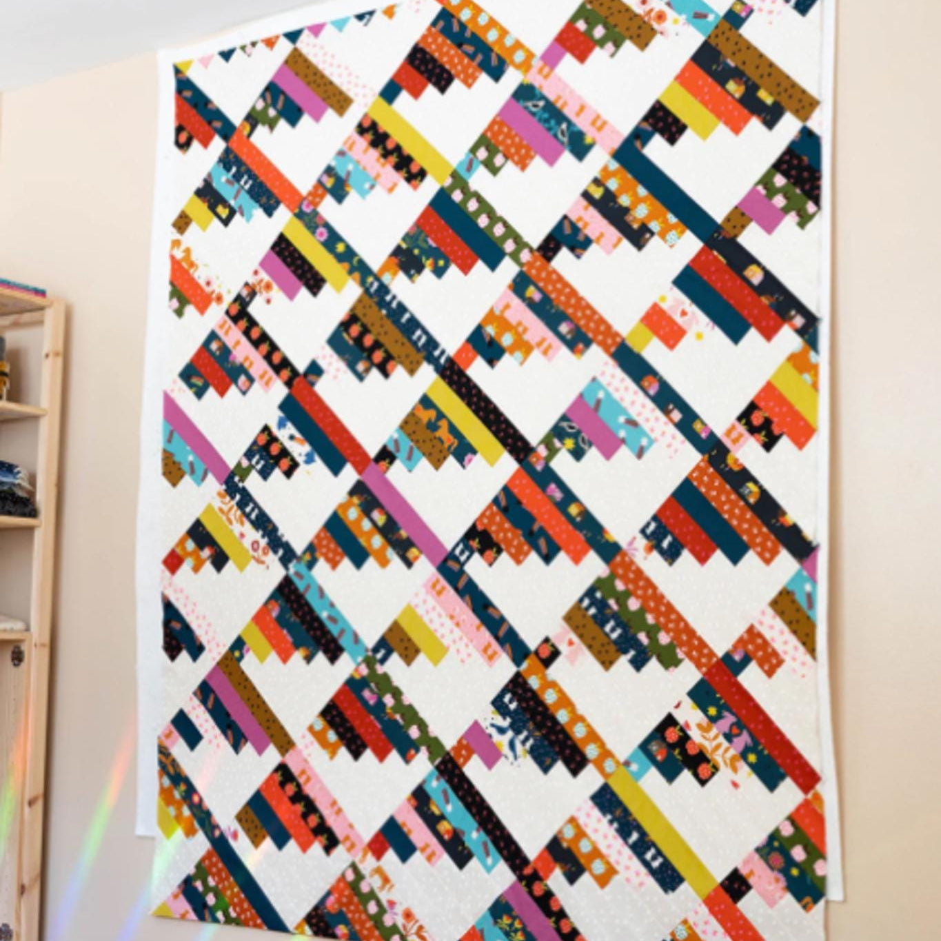 Scrap Mountains Quilt Pattern from Modernly Morgan - included 3 sizes