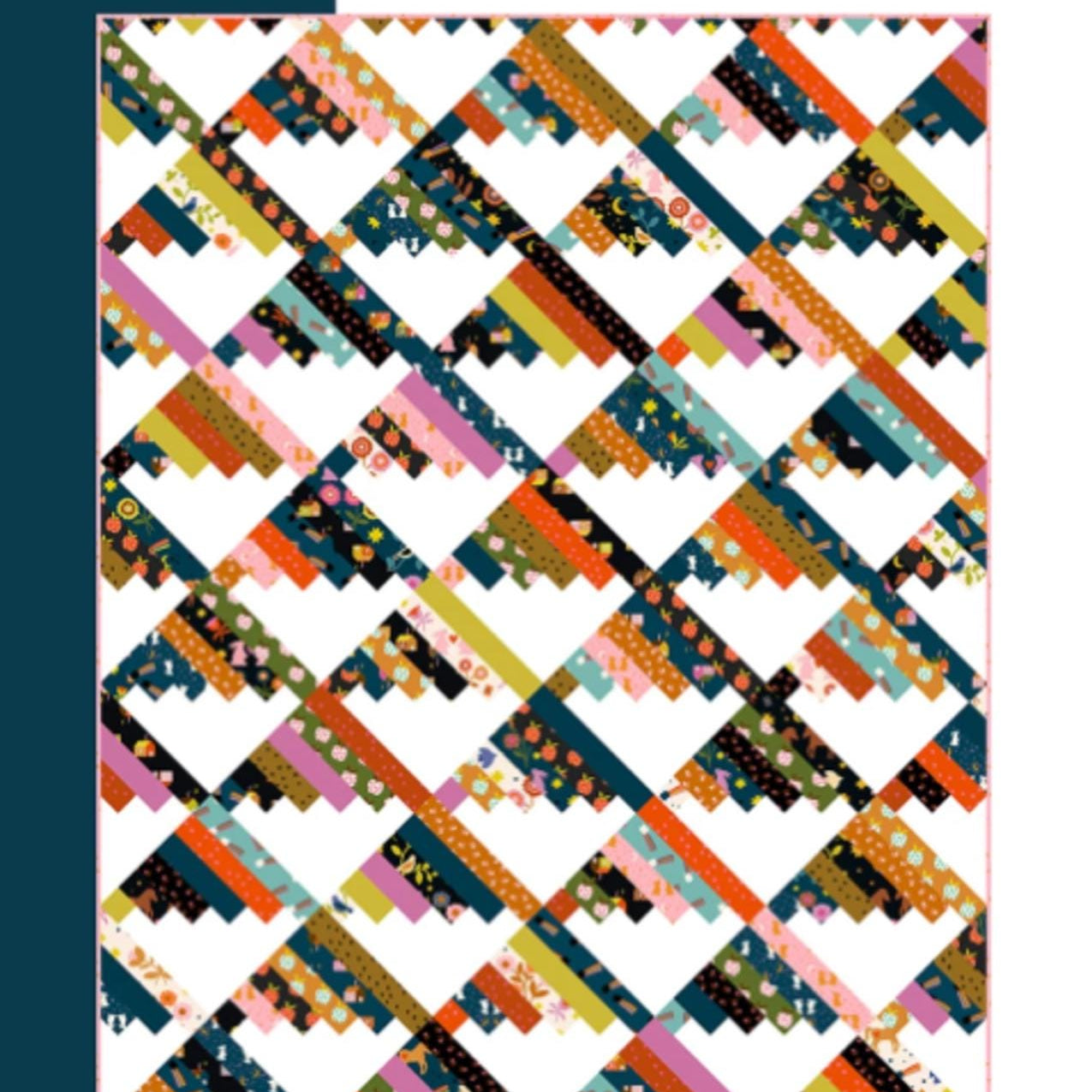 Scrap Mountains Quilt Pattern from Modernly Morgan - included 3 sizes