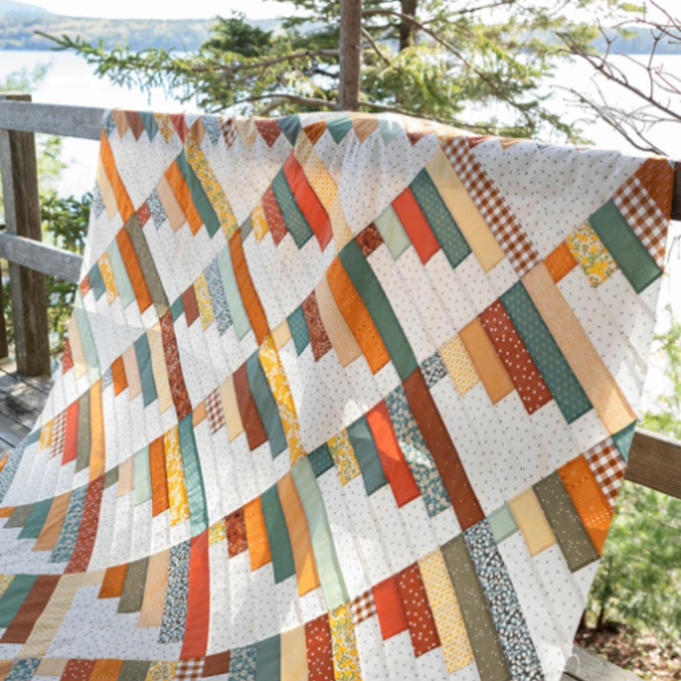 Scrap Mountains Quilt Pattern from Modernly Morgan - included 3 sizes