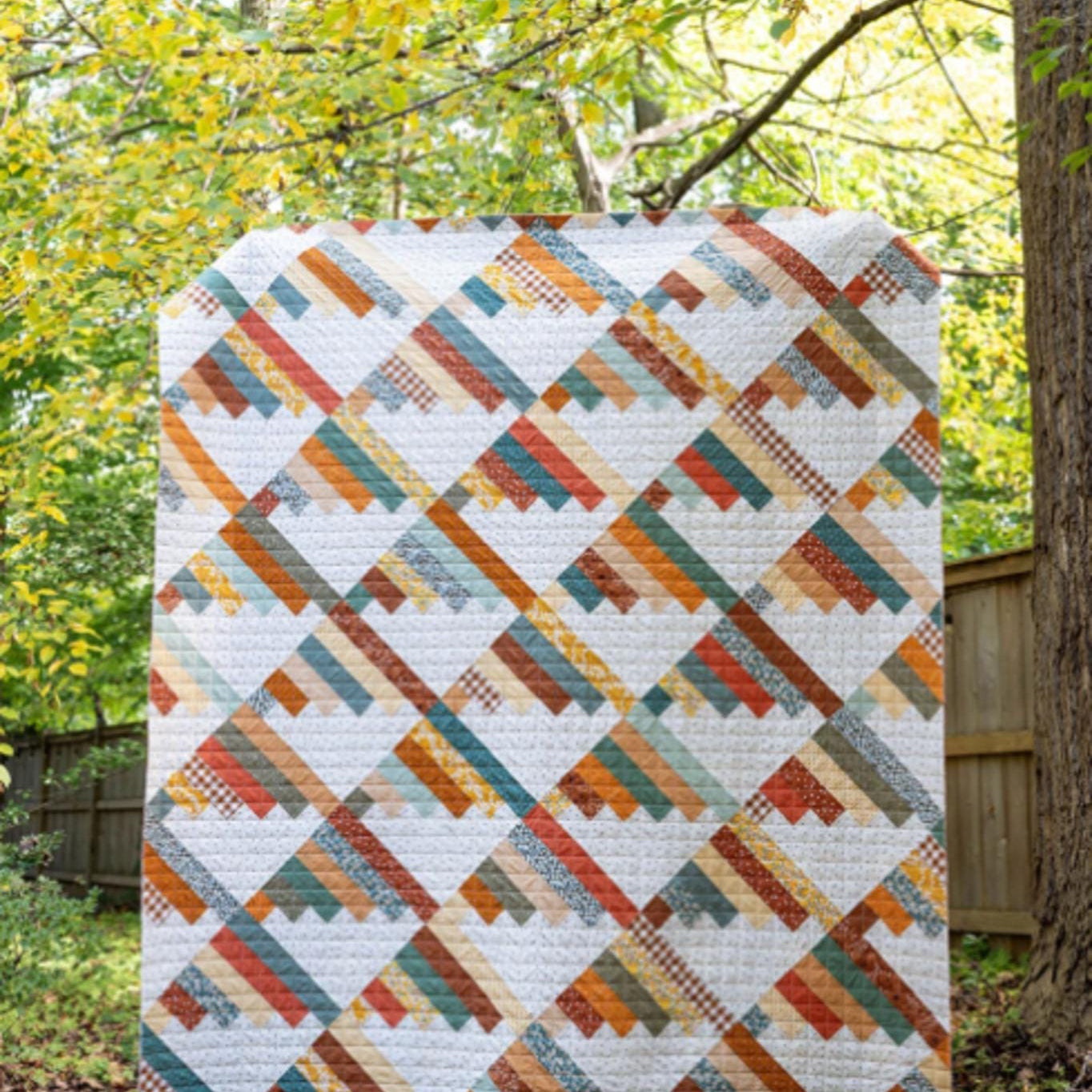 Scrap Mountains Quilt Pattern from Modernly Morgan - included 3 sizes