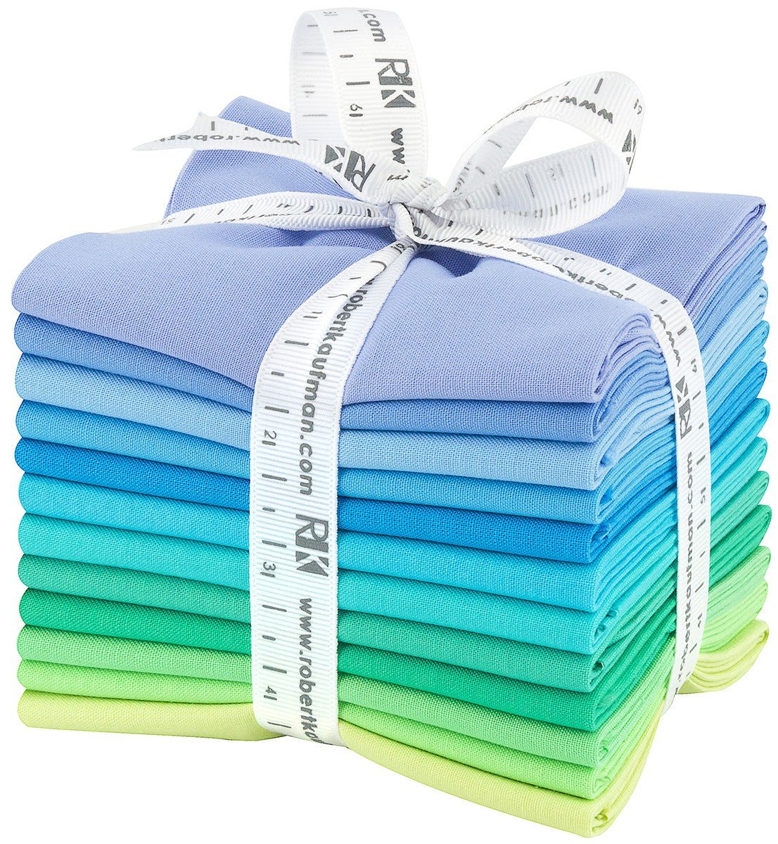 Kona Cotton Fat Quarter Bundle – Mermaid Shores Palette (12 pcs) - QuiltingJoyPDX