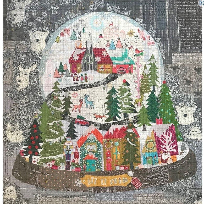 Let it Snow Quilt Pattern by Laura Heine (36" x 37") - QuiltingJoyPDX