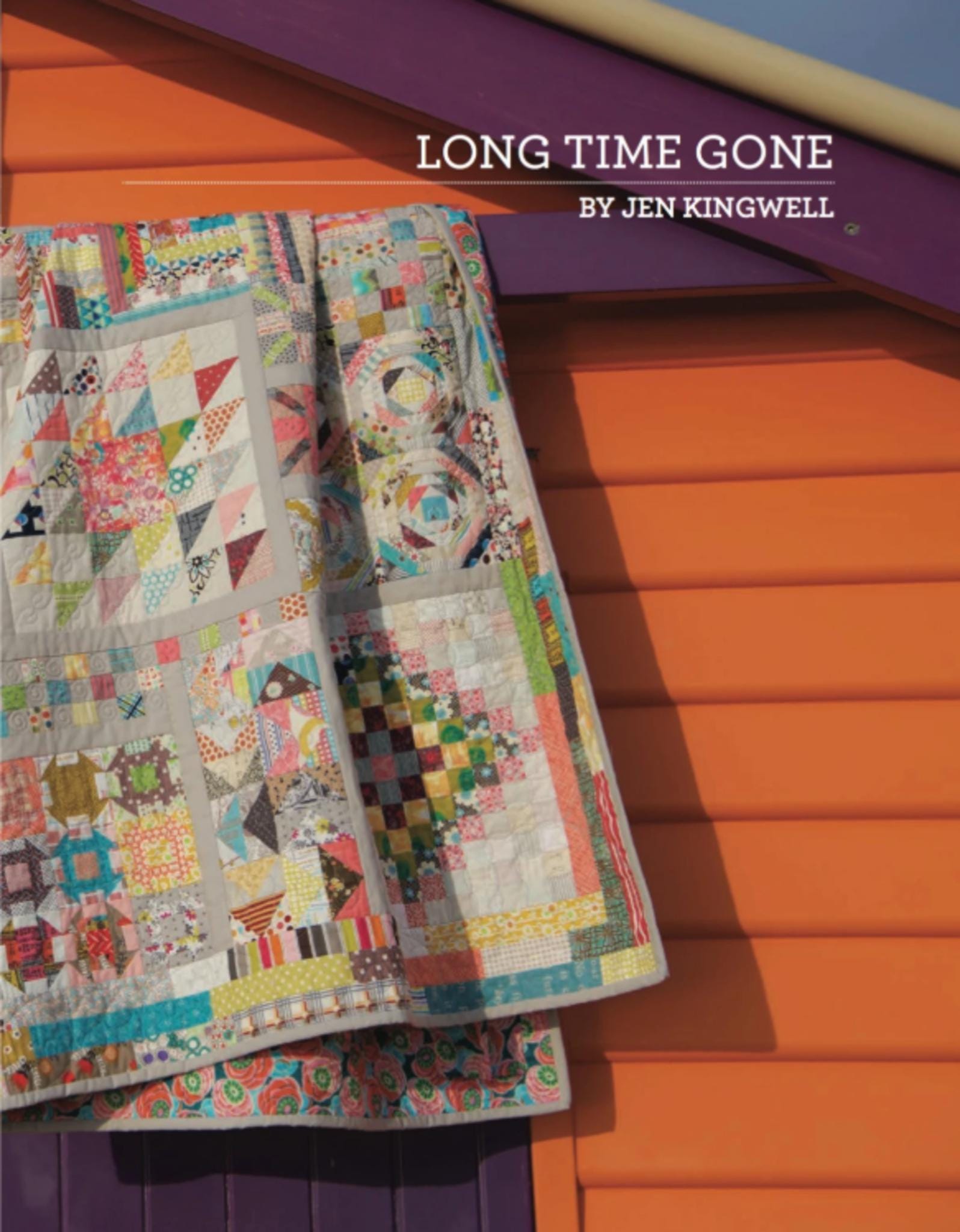 Long Time Gone Pattern Booklet by Jen Kingwell - 66.5" x 67.5" - QuiltingJoyPDX