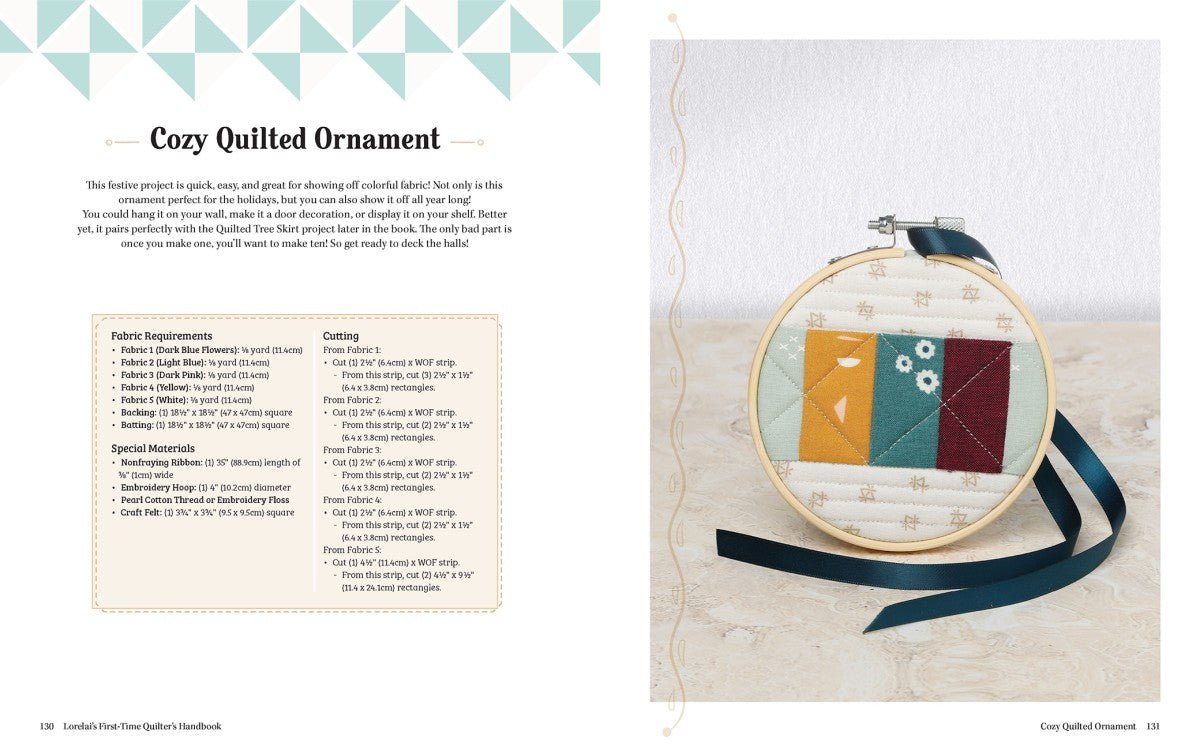 Lorelai's First-Time Quilter's Handbook: From Basics to Beautiful Quilts - QuiltingJoyPDX
