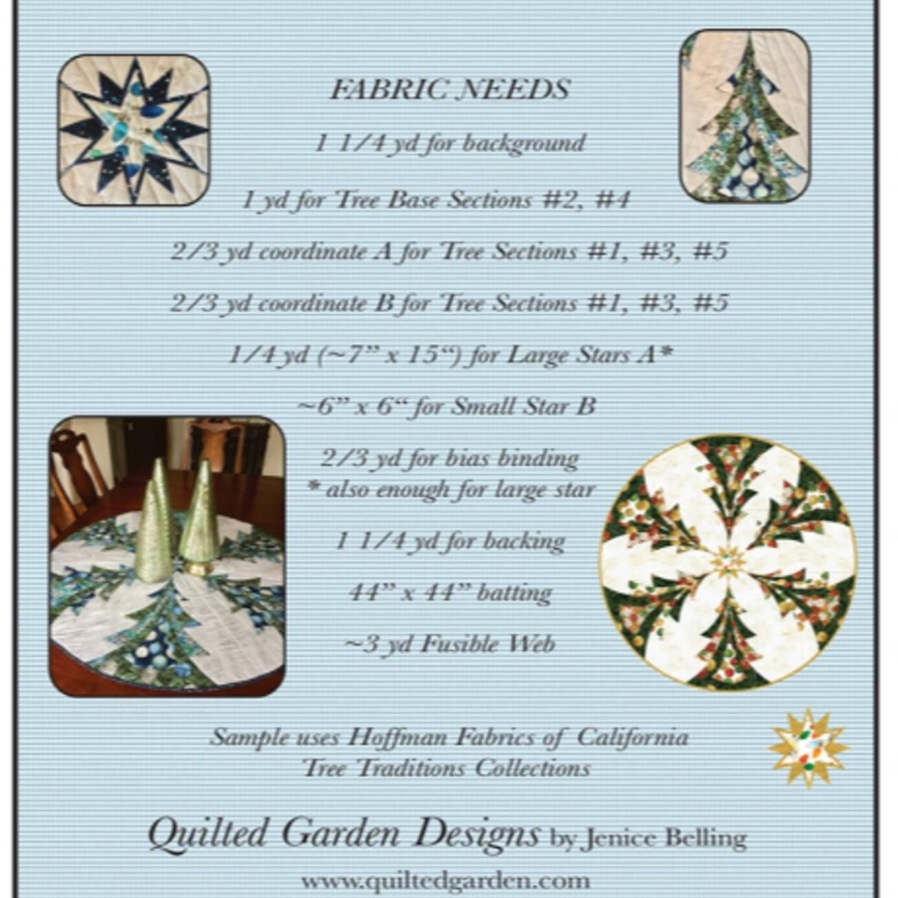 Luminous Quilt Pattern by Jenice Belling - finished size 42" x 42" - QuiltingJoyPDX