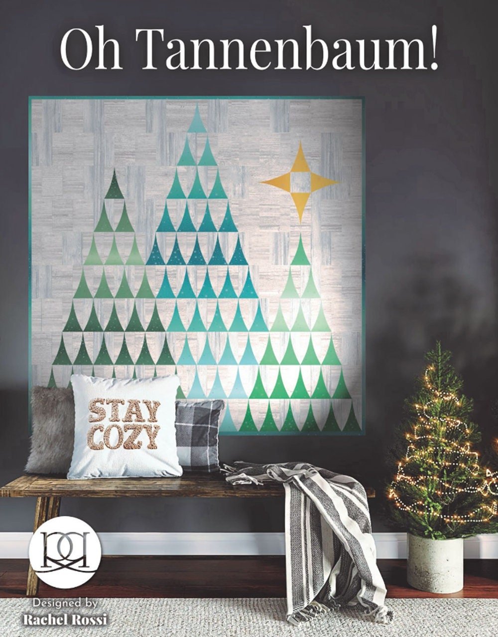 Oh Tannnenbaum! Quilt Pattern designed by Rachel Rossi - QuiltingJoyPDX