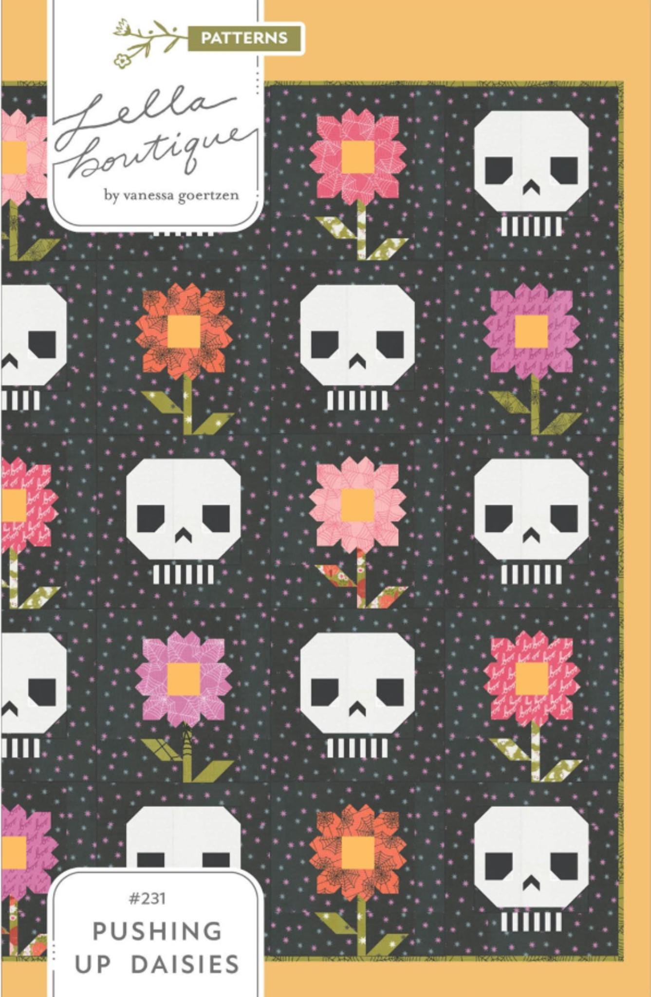 Pushing Up Daisies Quilt Pattern by Vanessa Goertzen for Leila Boutique - QuiltingJoyPDX