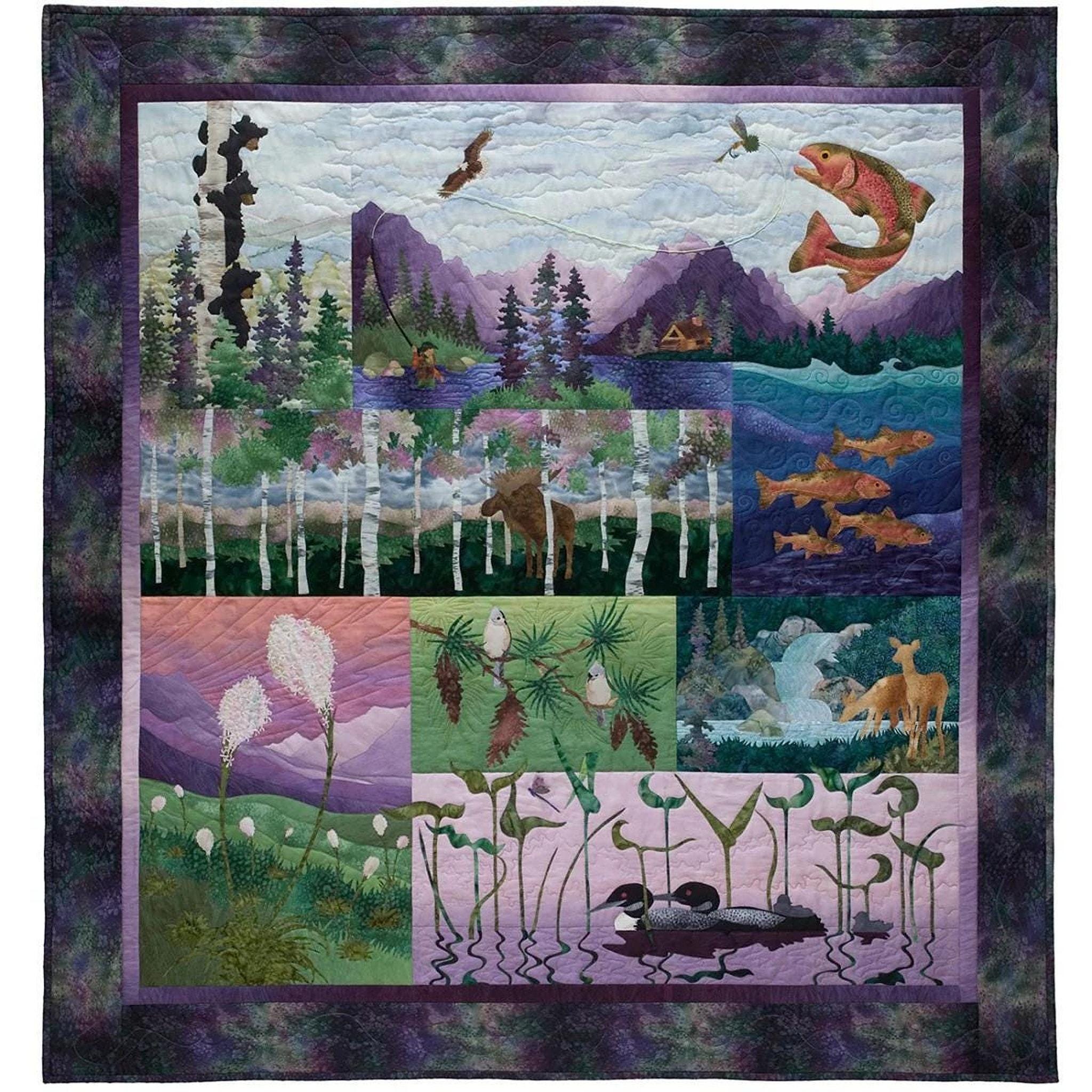 Quilt Kit: Evening Calling Me Home Full Kit by Hoffman Fabrics - QuiltingJoyPDX