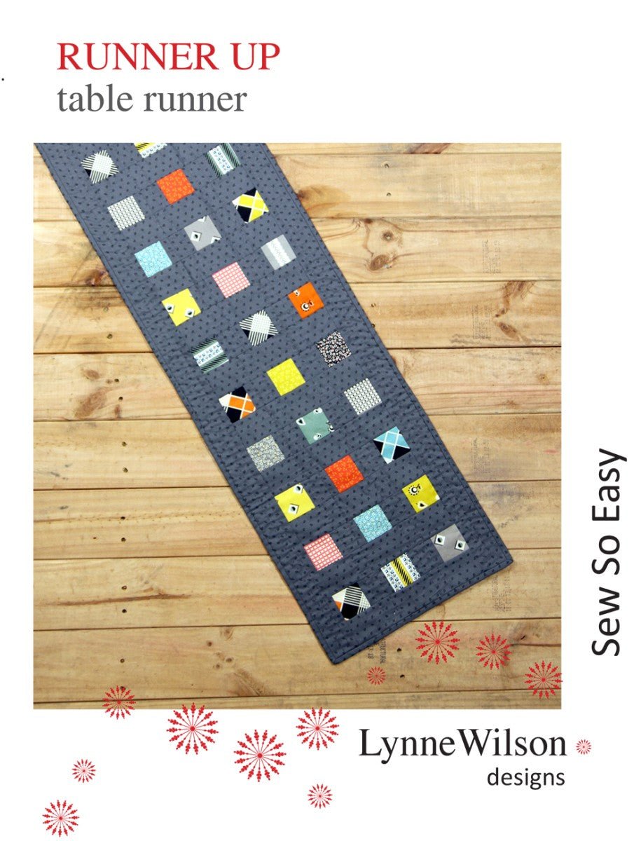 Runner Up Table Runner Pattern - QuiltingJoyPDX