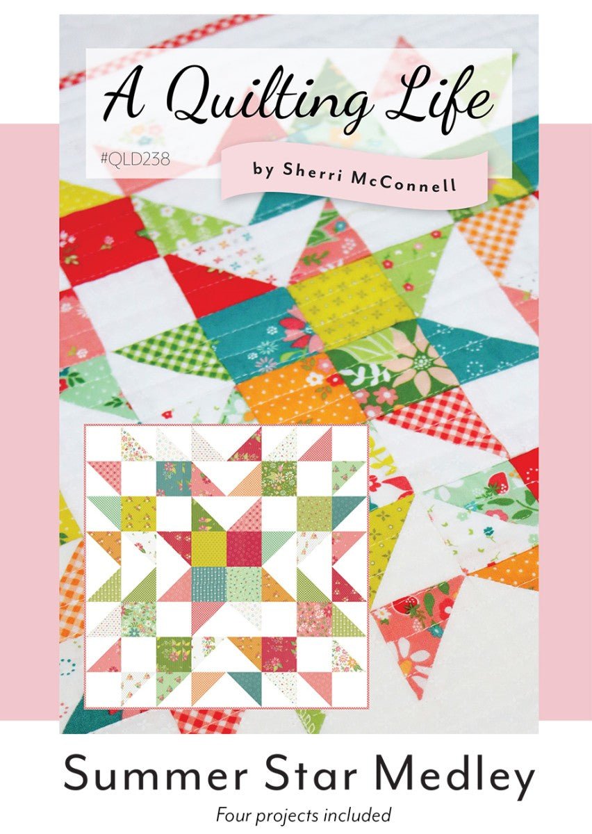 Summer Star Medley Quilt Pattern - QuiltingJoyPDX