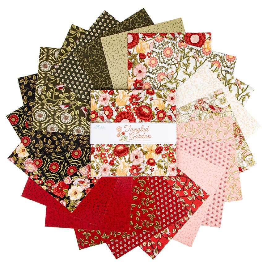 Tangled Garden Layer Cake - 42 pcs 10" Squares - QuiltingJoyPDX