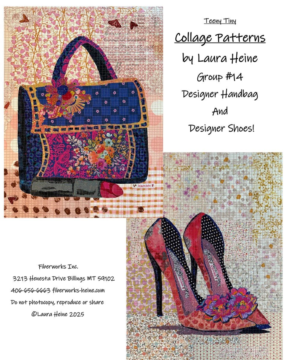 Teeny Tiny Group 14 Designer Bag and Designer Shoes - QuiltingJoyPDX