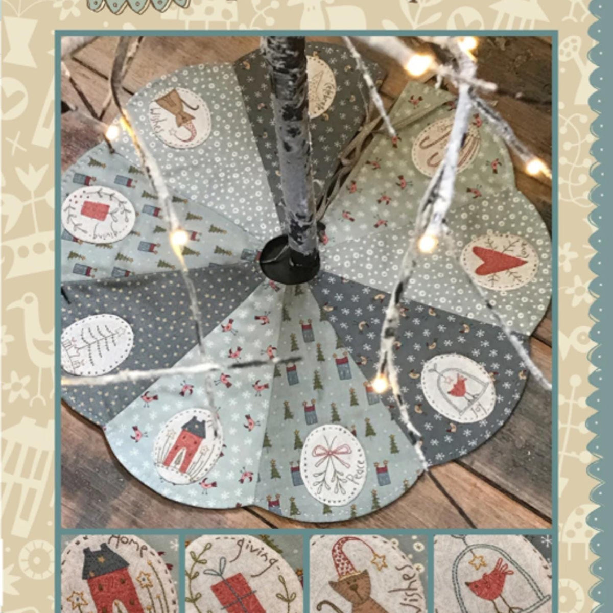 The Giving Tree Skirt by Anni Downs from Hatched and Patched - QuiltingJoyPDX