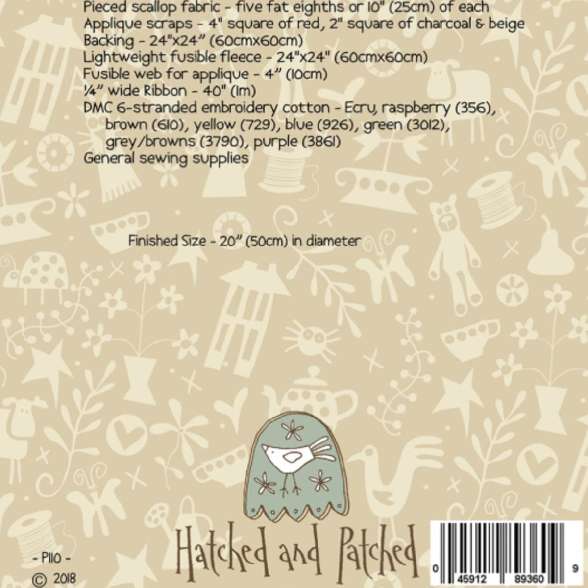 The Giving Tree Skirt by Anni Downs from Hatched and Patched - QuiltingJoyPDX