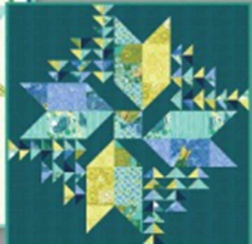 Wind Drifter Quilt Pattern by Robin Pickens - 2 sizes included - pattern only - QuiltingJoyPDX