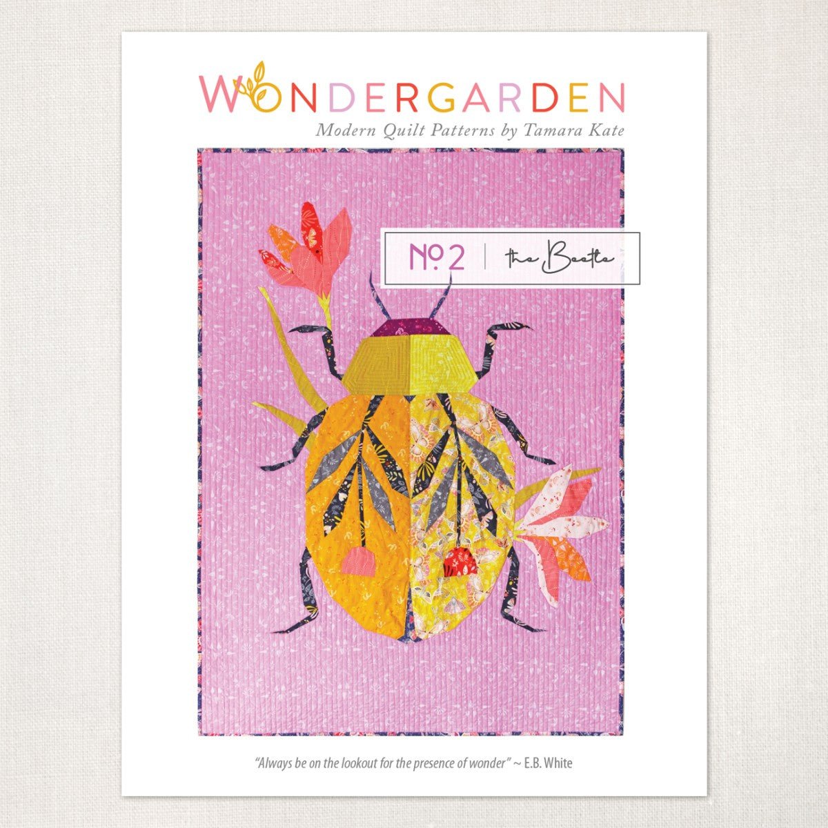 Wondergarden The Beetle Quilt Pattern - QuiltingJoyPDX