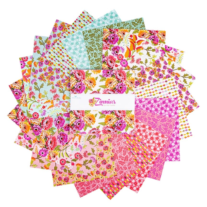 Zinnias 10" Stacker - image 2