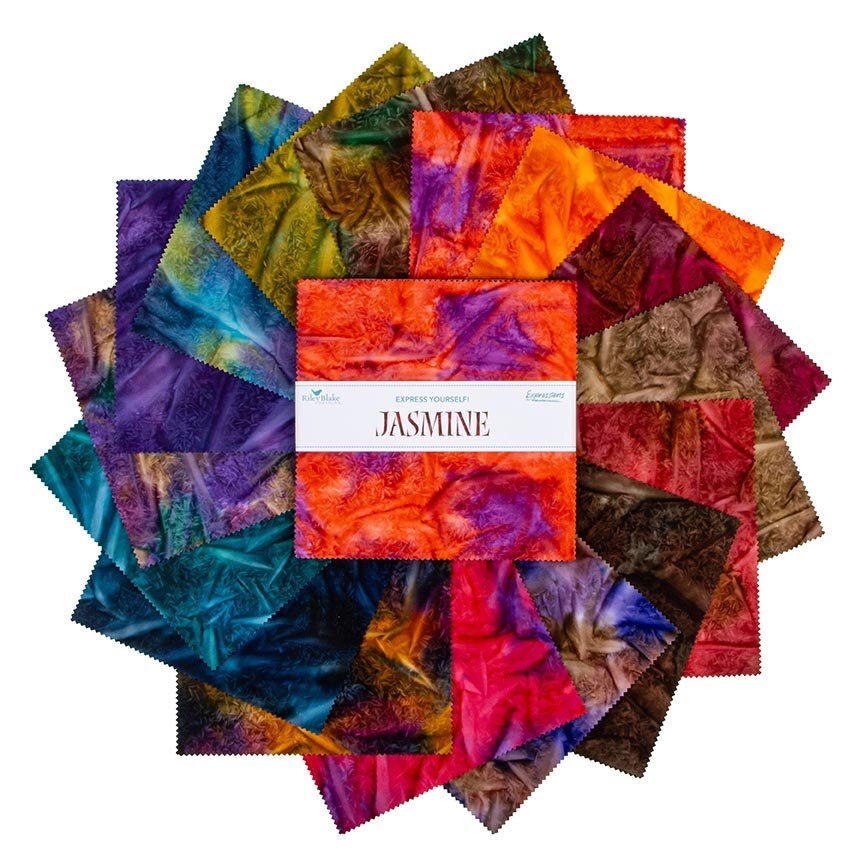 Batiks Express Yourself! Jasmine 10" Stacker - image 2