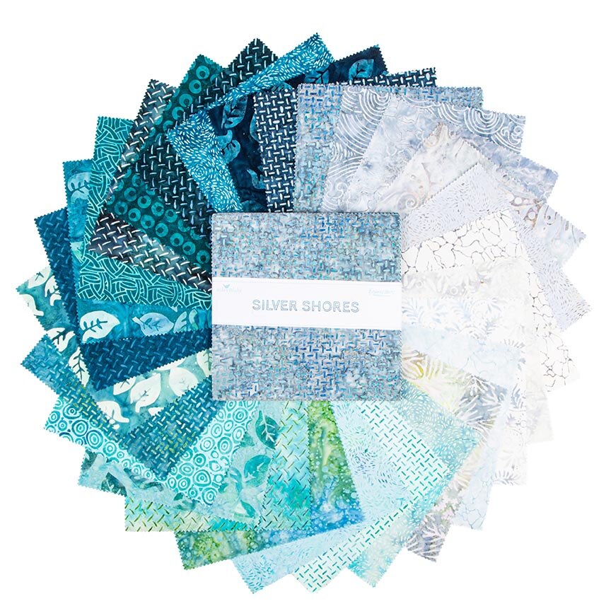 Batiks Silver Shores 10" Stacker