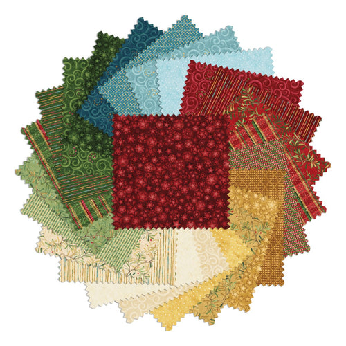 12 Days of Christmas 5" Squares (42 pcs)
