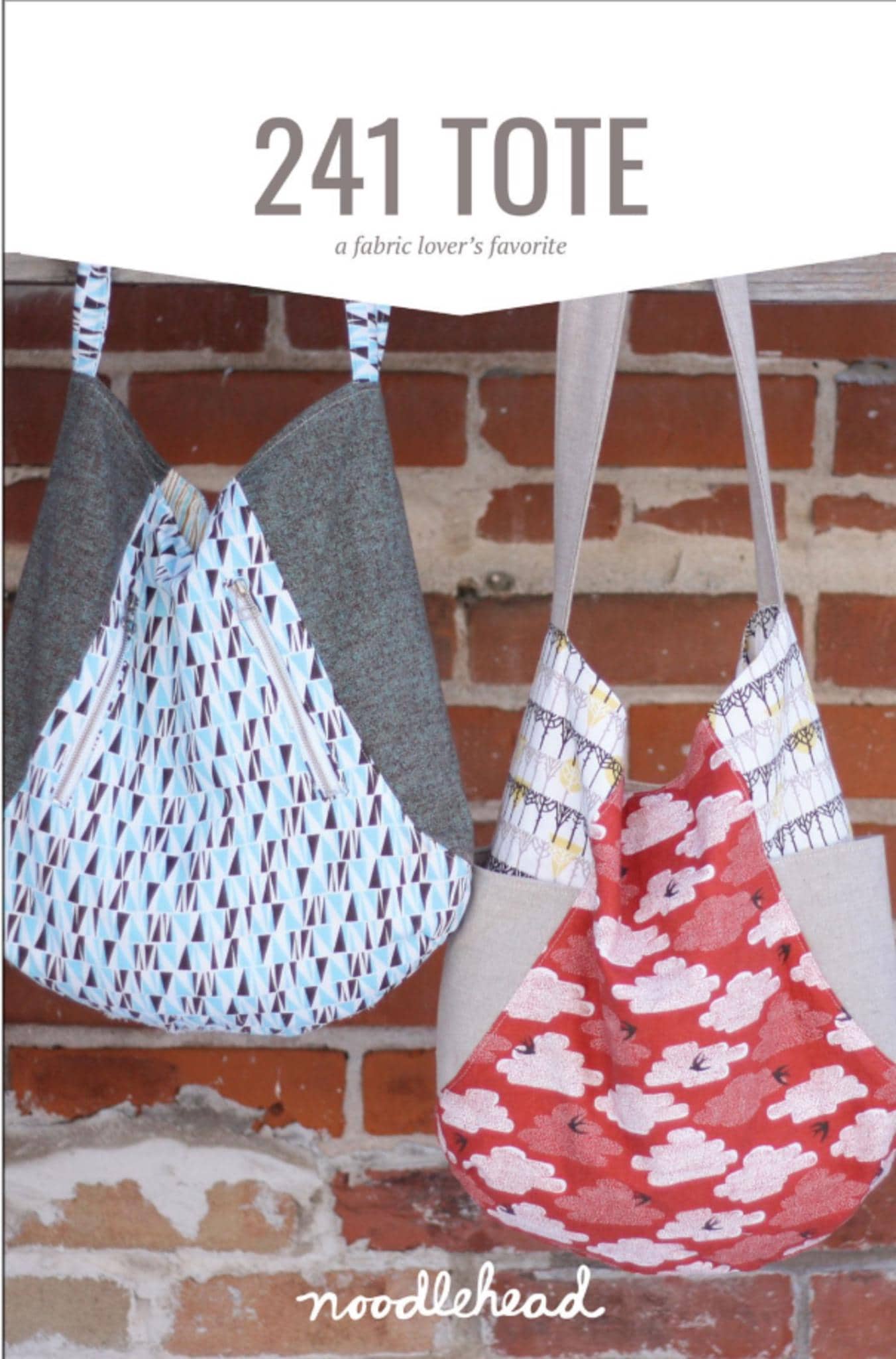 241 Tote Bag Pattern Designed by Anna Graham for Noodlehead - QuiltingJoyPDX