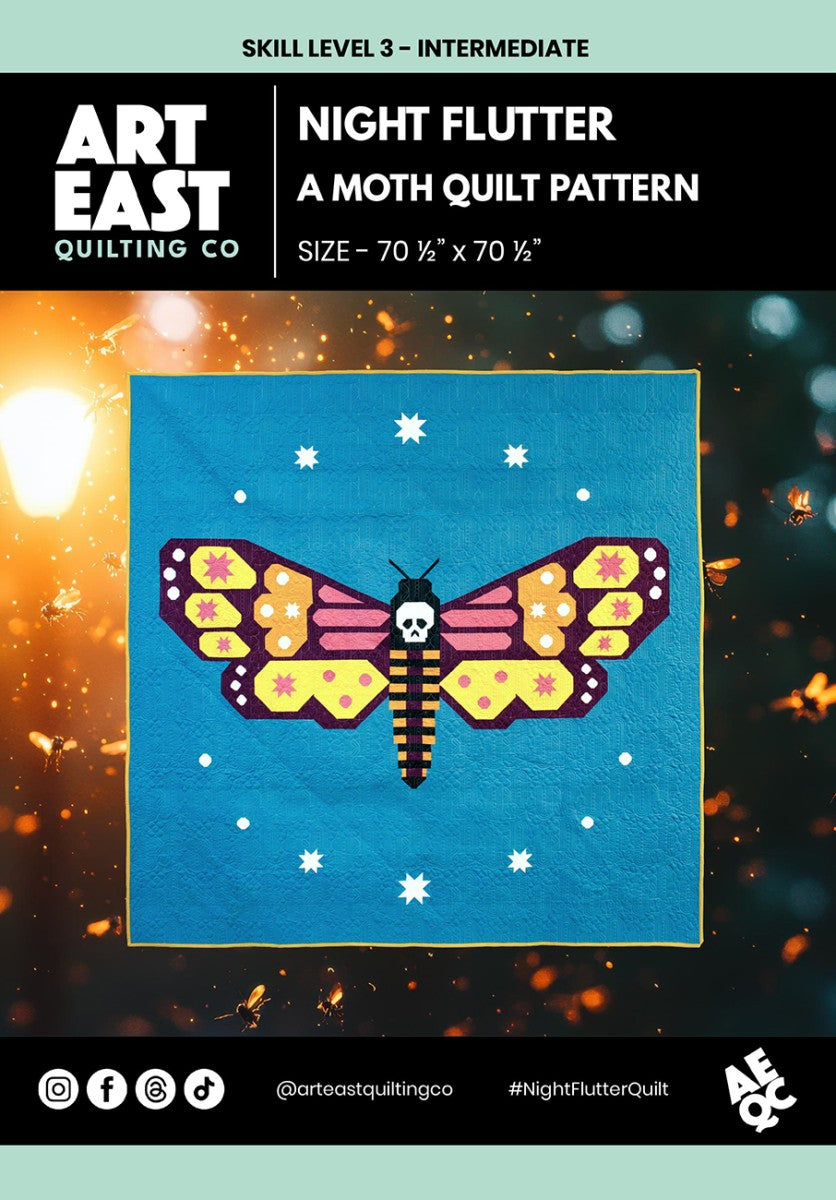 Night Flutter A Moth Quilt Pattern