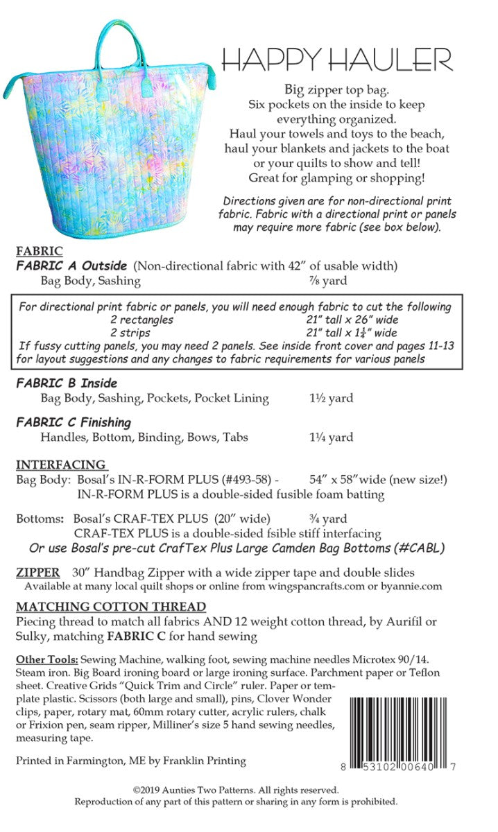 Happy Hauler Tote Bag Pattern - image 2