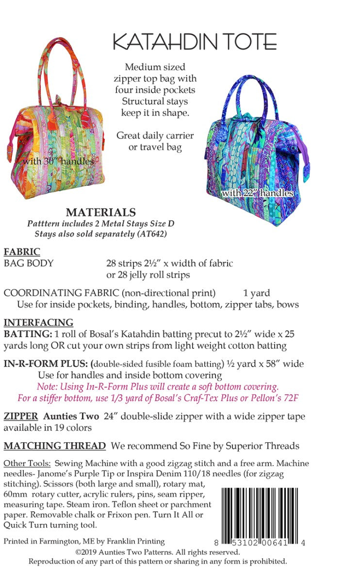Katahdin Tote Pattern - image 2