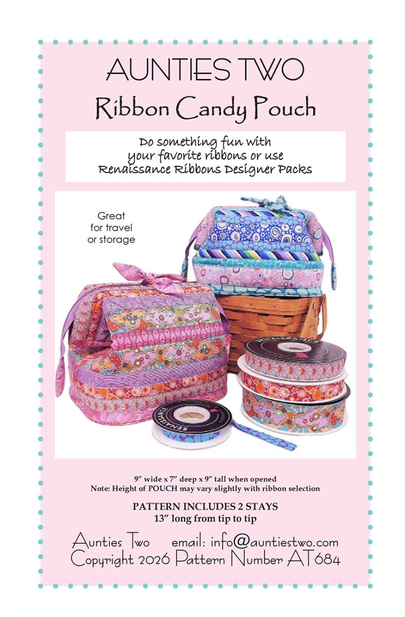 Ribbon Candy Pouch Pattern