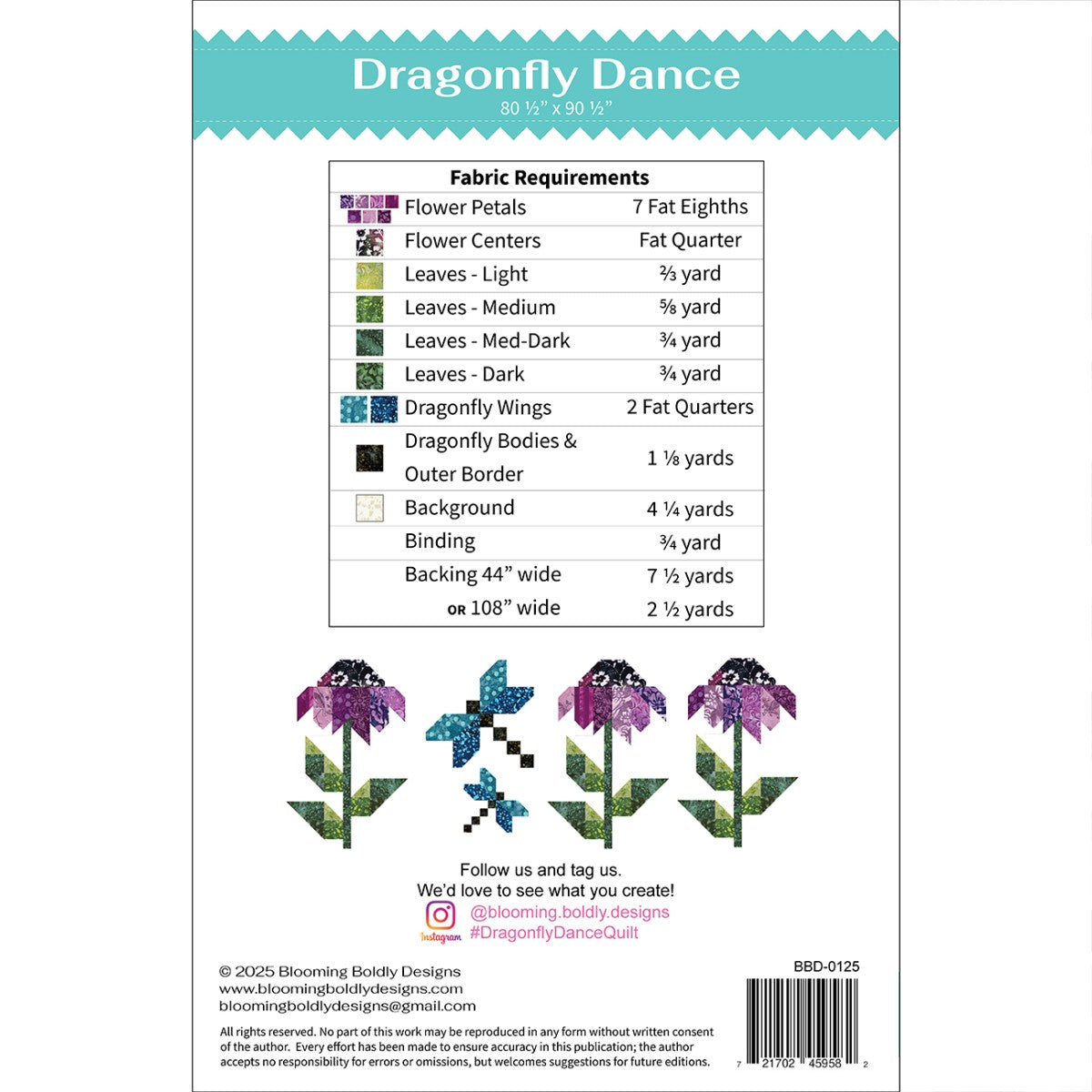 Dragonfly Dance Quilt Pattern - image 2