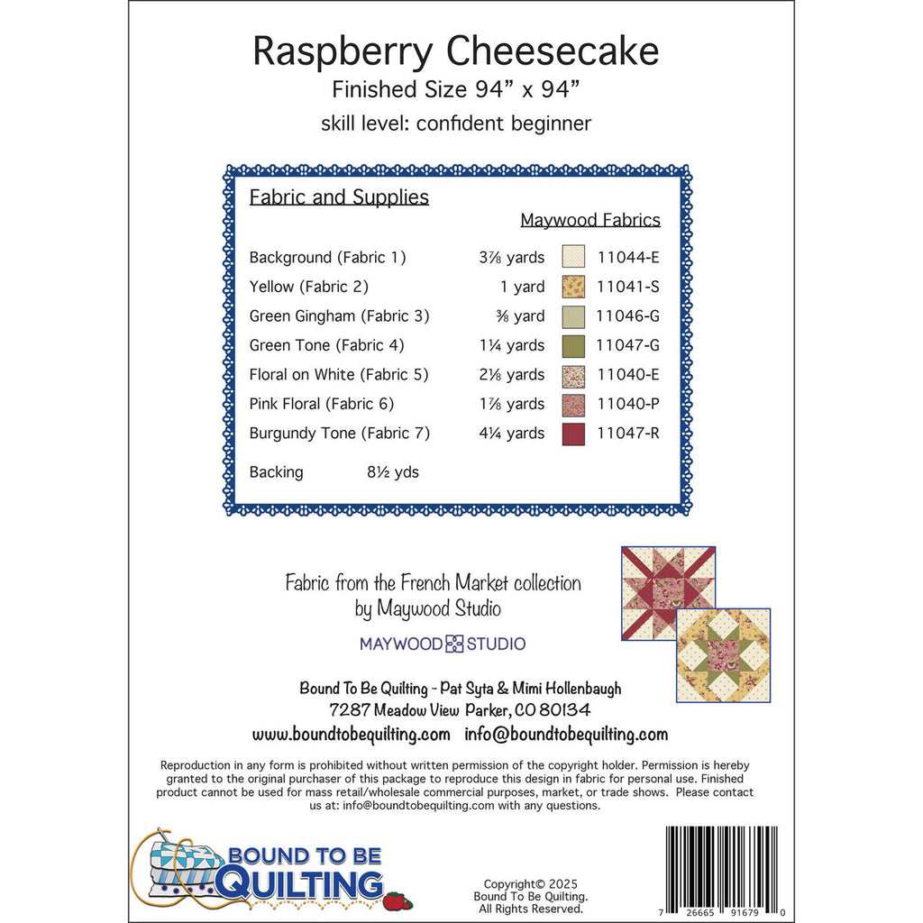 Raspberry Cheesecake BOM - image 2