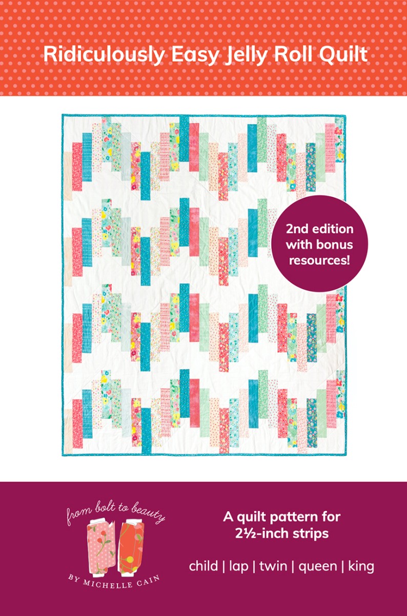 Ridiculously Easy Jelly Roll Quilt Pattern