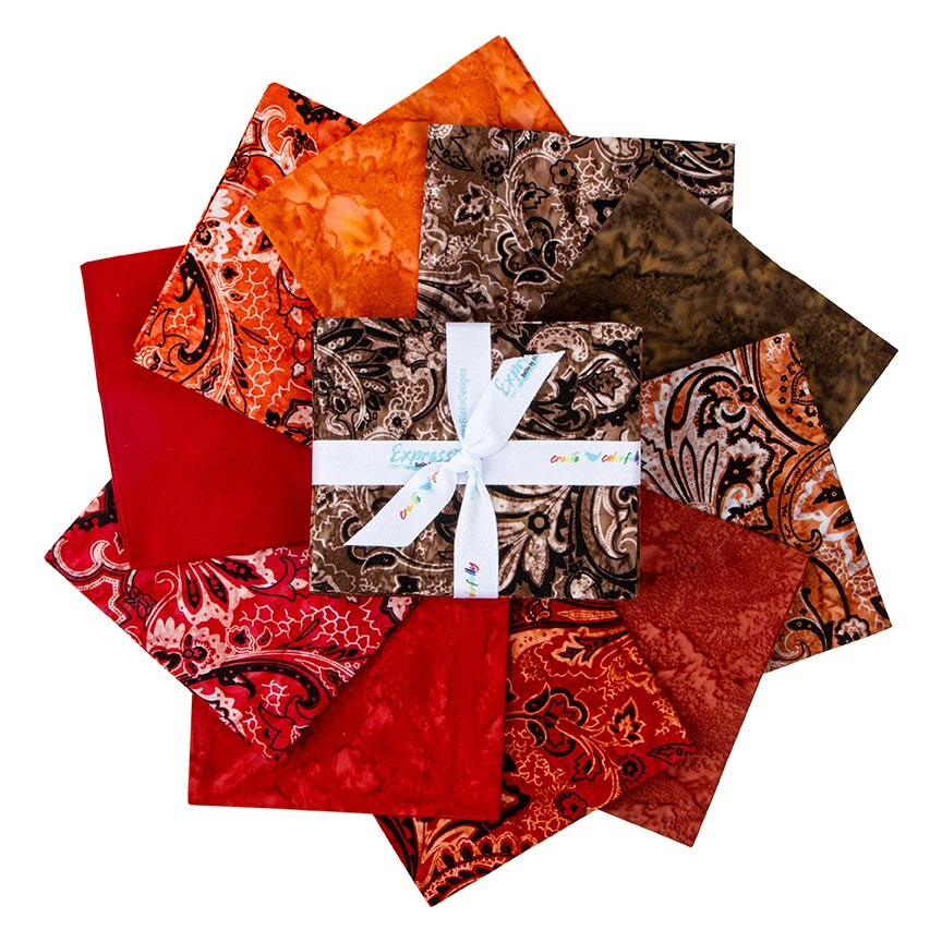 Expressions Batiks Express Yourself! Bandana Copper Canyon Fat Quarter Bundle B - image 2