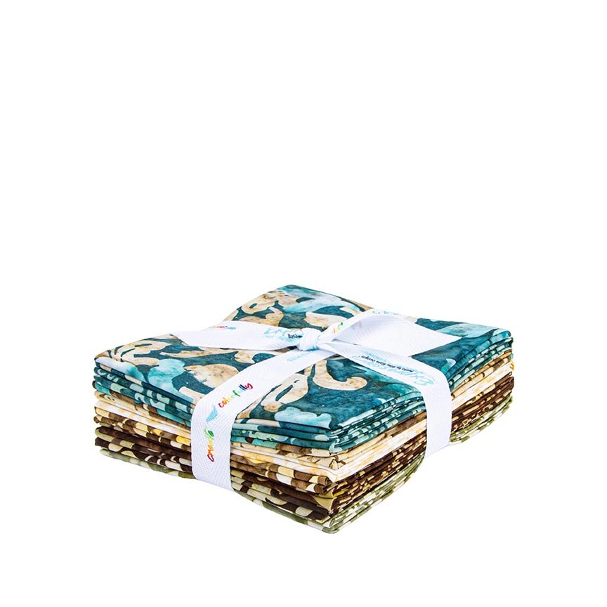 Expressions Batiks Decorator Style Cedar Stone Fat Quarter Bundle